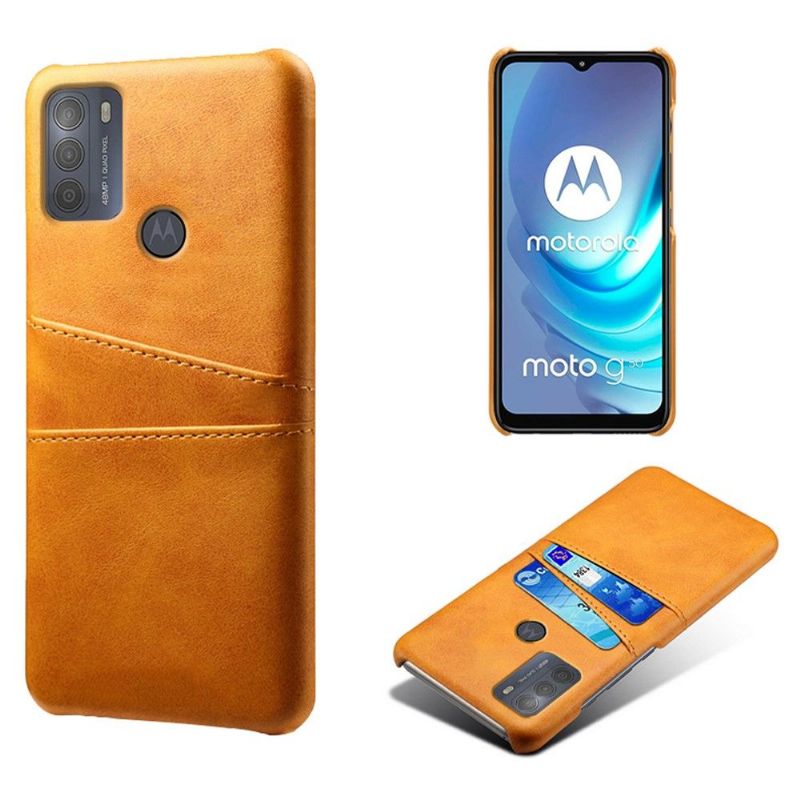 Kryt Na Motorola Moto G50 Držák Karet S Efektem Melody Leather
