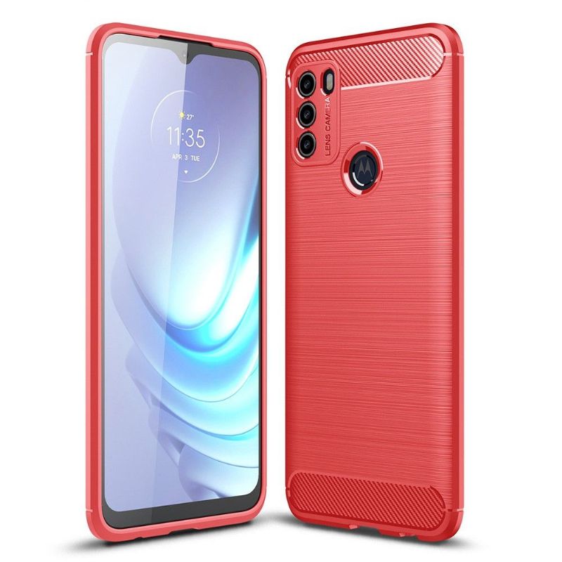 Kryt Na Motorola Moto G50 Flexibilní Kartáčovaný Efekt