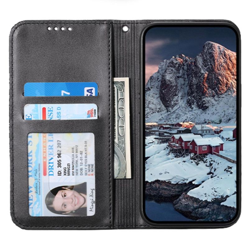 Kožené Pouzdro Folio Poco X6 5g Diamantový Vzor S Páskem