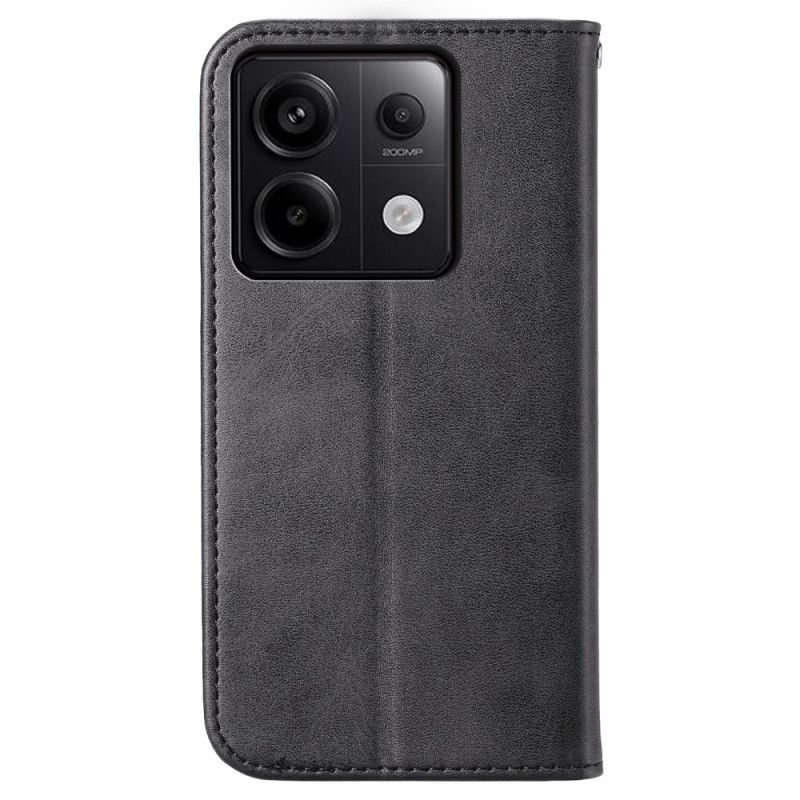 Kožené Pouzdro Folio Poco X6 5g Diamantový Vzor S Páskem