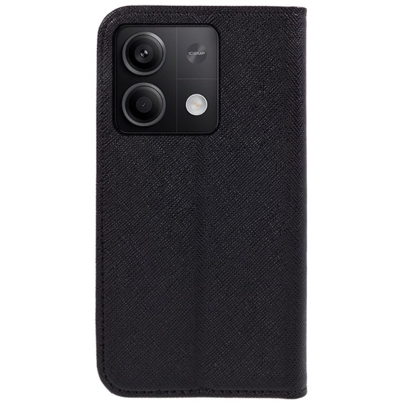 Kožené Pouzdro Folio Poco X6 5g Křížová Textura