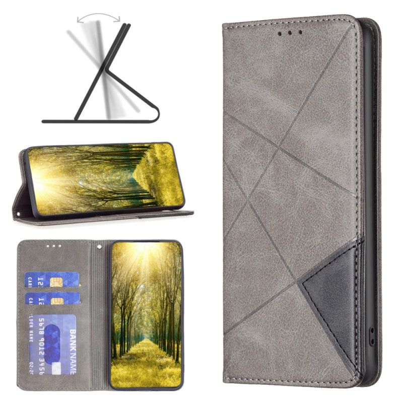 Kožené Pouzdro Poco X6 5g Geometrické Vzory