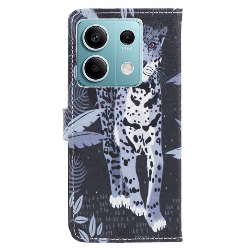 Kožený Kryt Na Poco X6 5g Leopardí Popruh