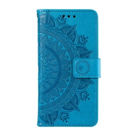 Kožený Kryt Na Poco X6 5g Mandala Sun S Popruhem