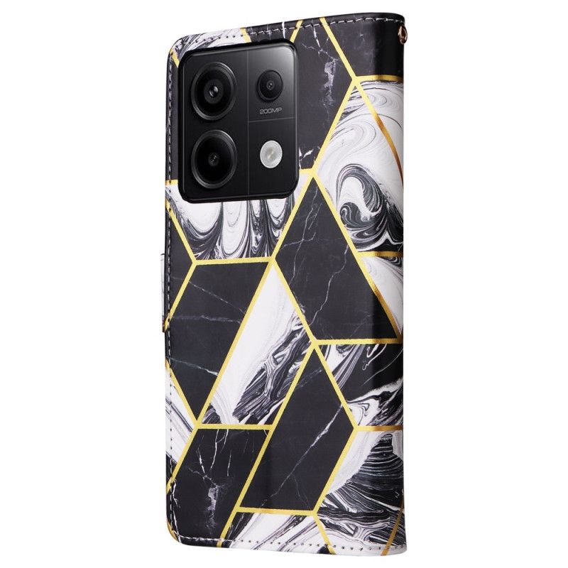 Kožený Kryt Poco X6 5g Design Mramorového Popruhu