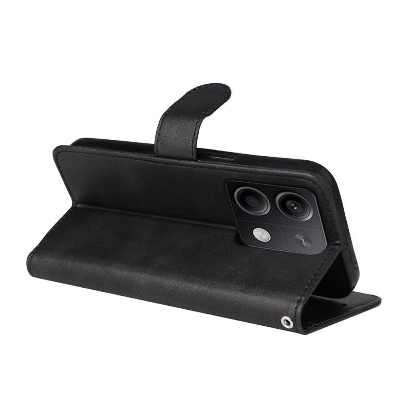 Kožený Kryt Poco X6 5g High-end S Lanyardem