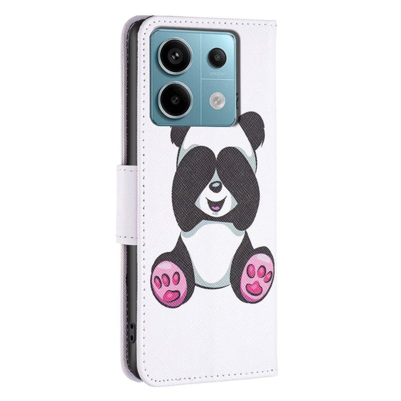 Kožený Kryt Poco X6 5g Malá Panda