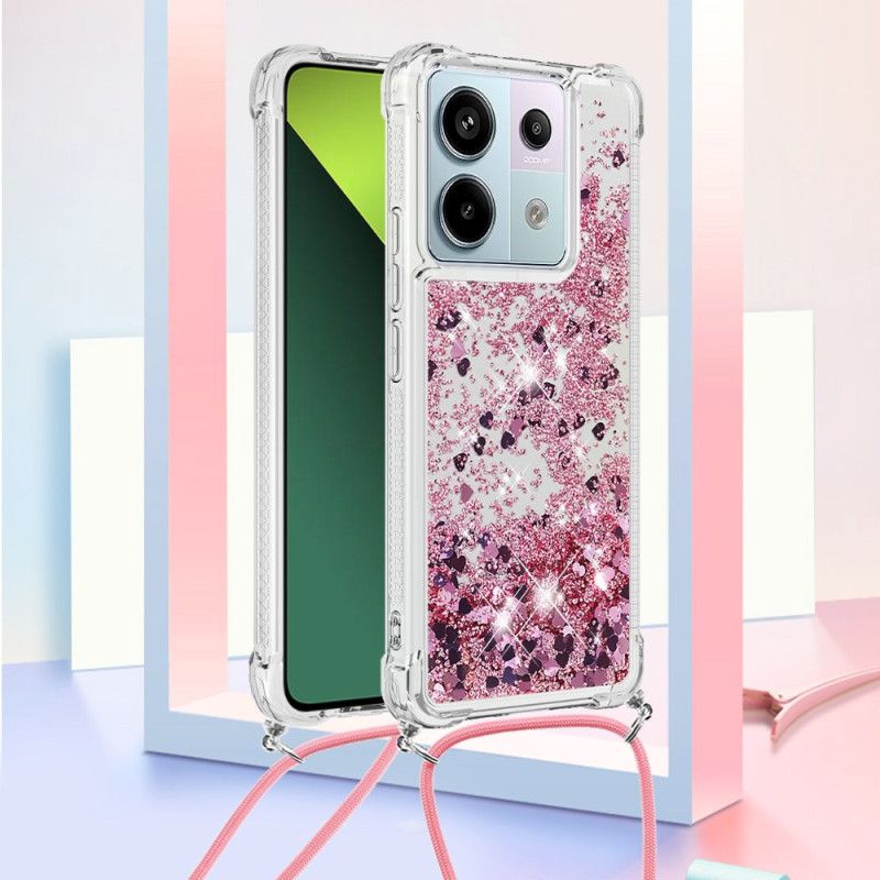 Kryt Poco X6 5g Kryty Na Mobil Flitrovaná Šňůra
