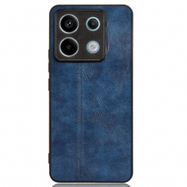 Kryt Poco X6 5g Prošívání Z Umělé Kůže