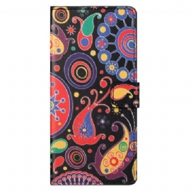 Peněženková Pouzdra Poco X6 5g Kryty Na Mobil Galaxy Pattern