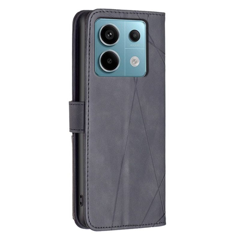 Peněženková Pouzdra Poco X6 5g Kryty Na Mobil Geometrický Design Binfen Color