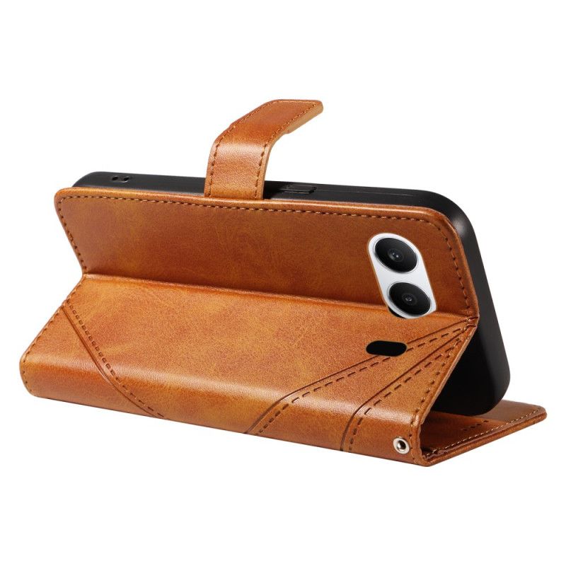 Kožený Kryt Na Oneplus Nord 4 Geometrická Linie