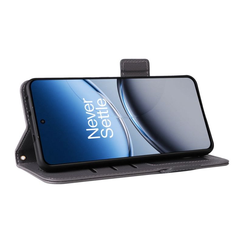 Kožený Kryt Na Oneplus Nord 4 Řemínek S Texturou Liči