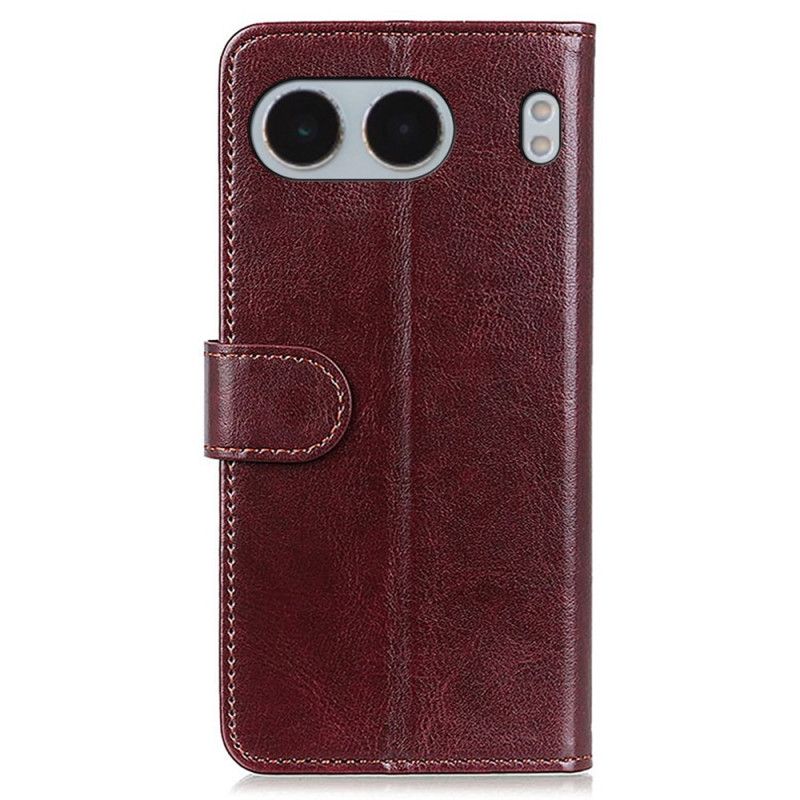 Kožený Kryt Oneplus Nord 4 Lakovaná Umělá Kůže