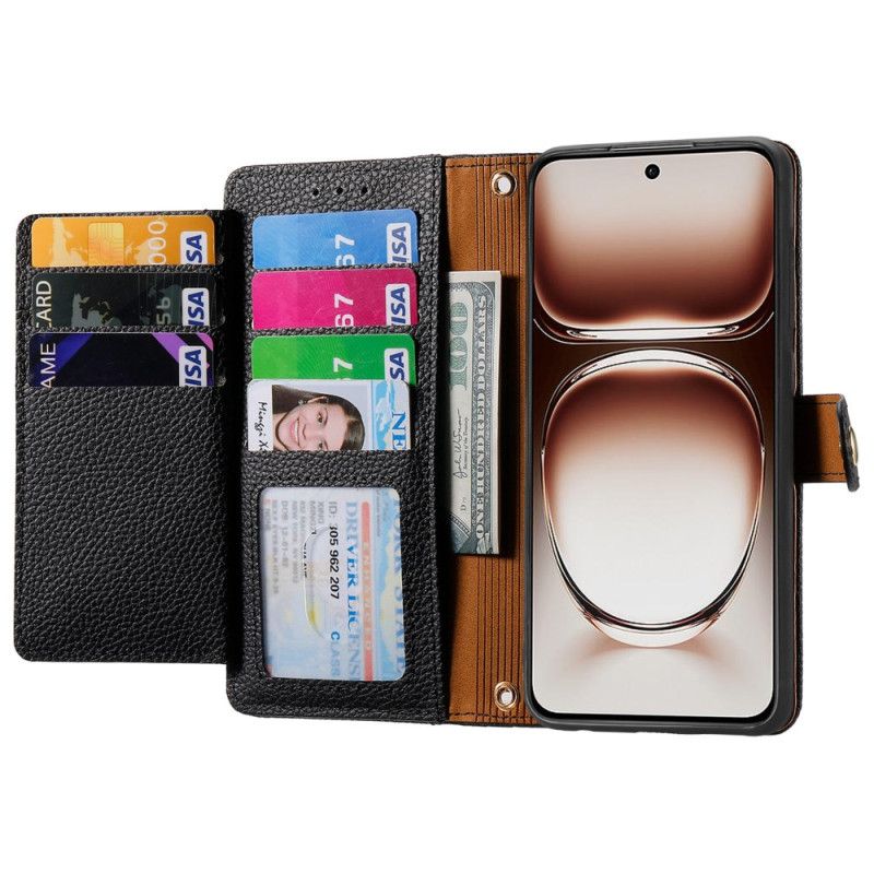 Kožený Kryt Oneplus Nord 4 Peněženka Se Srdíčkem A Rfid Blokováním