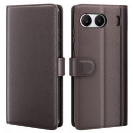 Kožený Kryt Oneplus Nord 4 Pravá Kůže