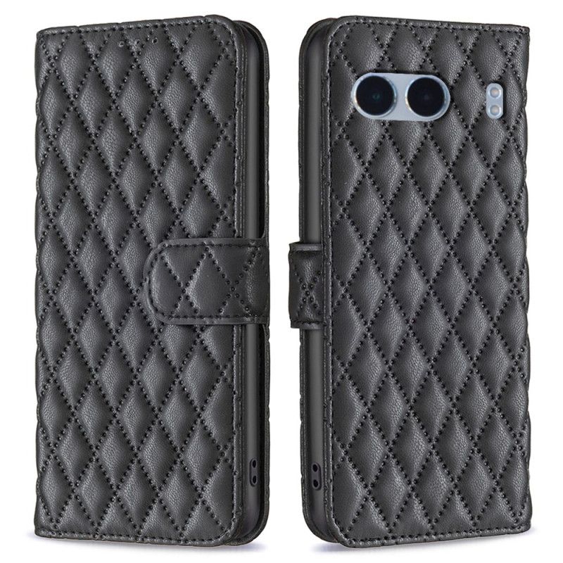 Kožený Kryt Oneplus Nord 4 Prošívaná Barva Binfen