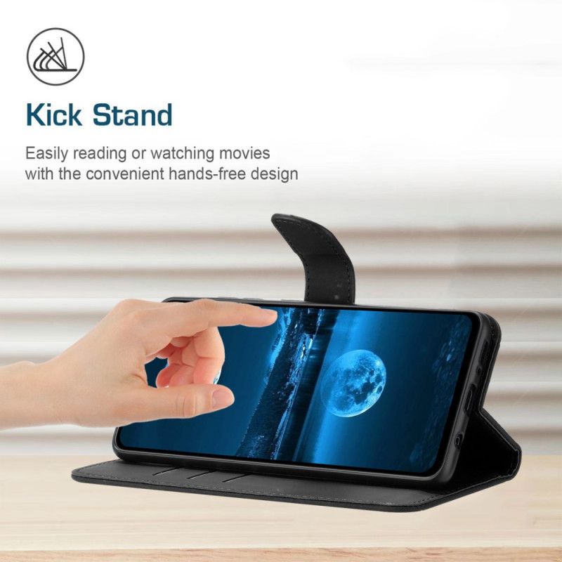 Kožený Kryt Oneplus Nord 4 Řemínek S Pruhy A Úchyty