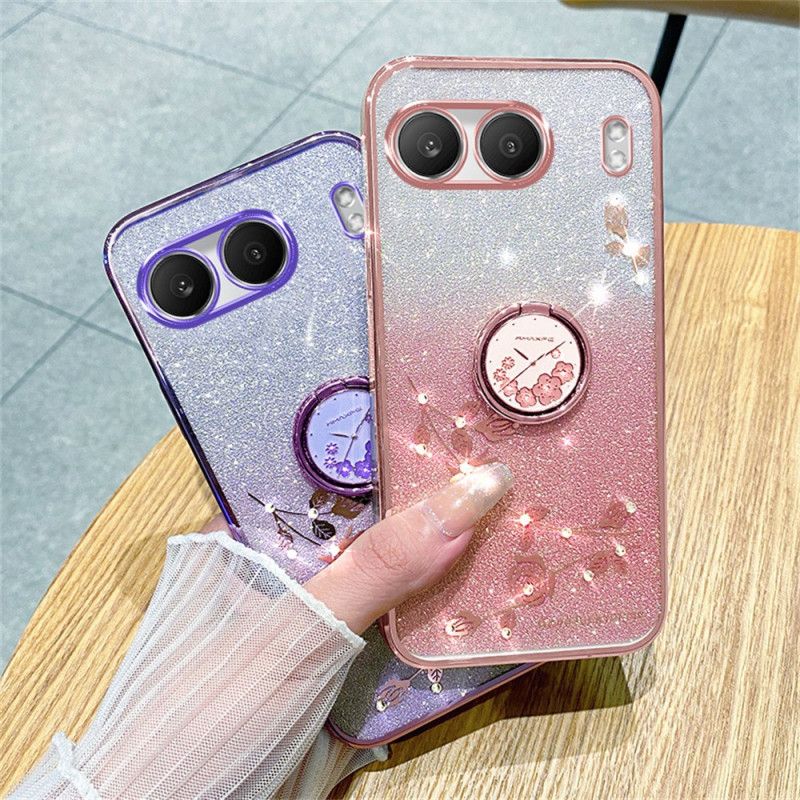 Kryt Oneplus Nord 4 Kadem Držák Na Prsteny S Flitry A Kamínky