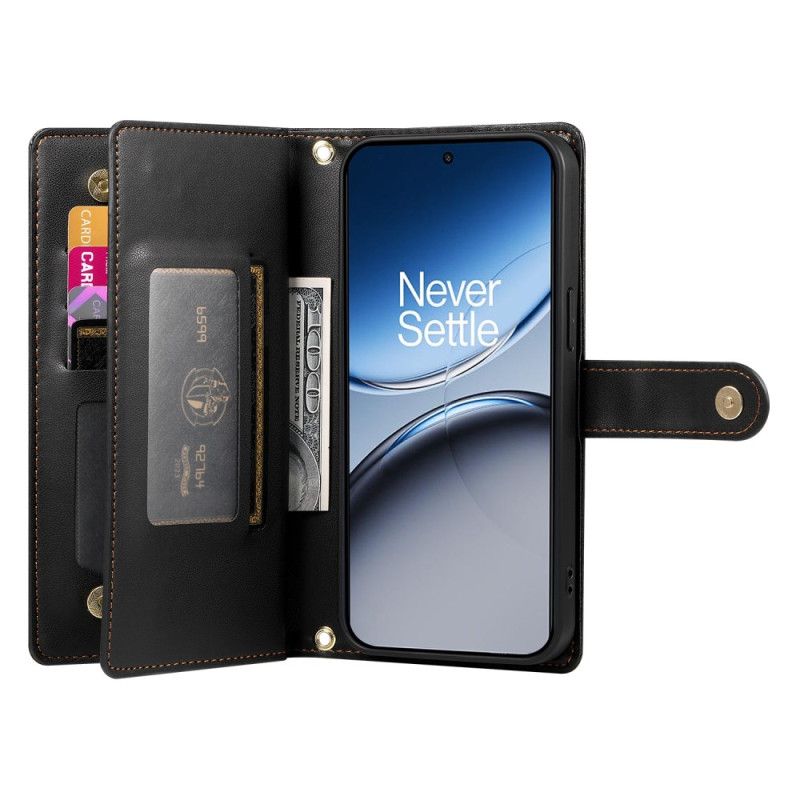 Peněženková Pouzdra Oneplus Nord 4 Kryty Na Mobil Peněženka S Páskem A Ramenním Popruhem