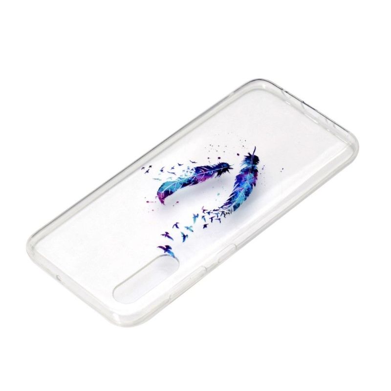 Kryt Na Samsung Galaxy A70 Bezešvé Peří A Ptáci
