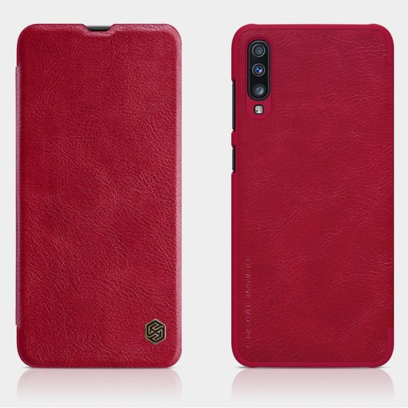Kryt Na Samsung Galaxy A70 Flipové Pouzdro Kožený Potah Nillkin