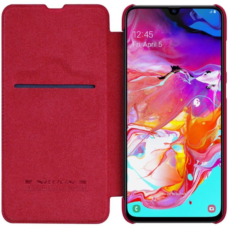 Kryt Na Samsung Galaxy A70 Flipové Pouzdro Kožený Potah Nillkin