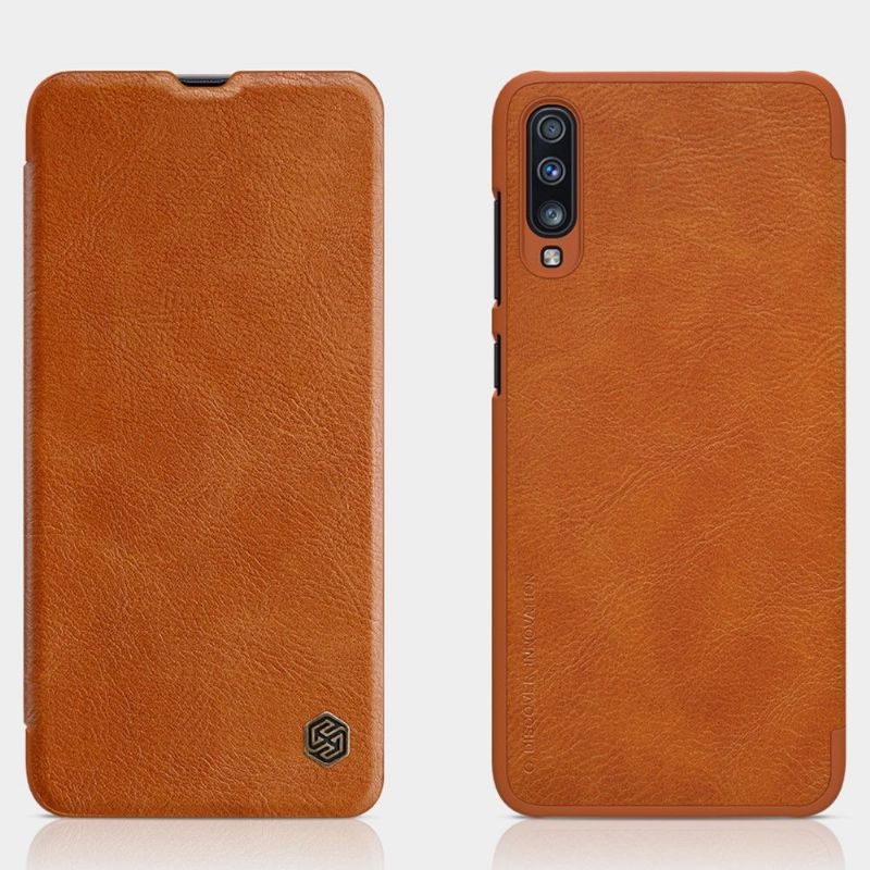 Kryt Na Samsung Galaxy A70 Flipové Pouzdro Kožený Potah Nillkin
