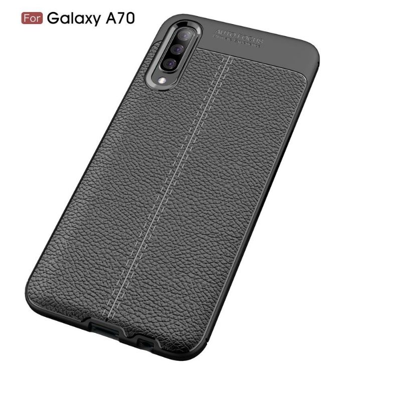 Kryt Na Samsung Galaxy A70 Gel Pro Konečnou Úpravu Umělé Kůže