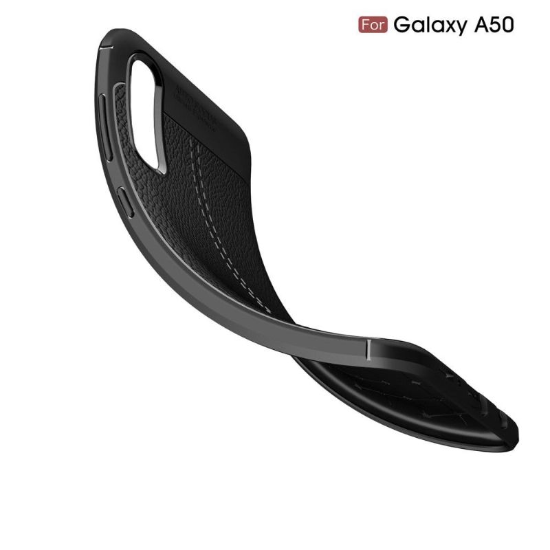 Kryt Na Samsung Galaxy A70 Gel Pro Konečnou Úpravu Umělé Kůže