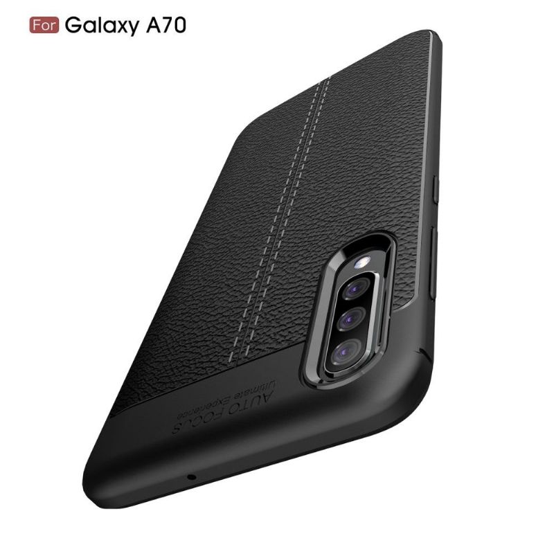 Kryt Na Samsung Galaxy A70 Gel Pro Konečnou Úpravu Umělé Kůže