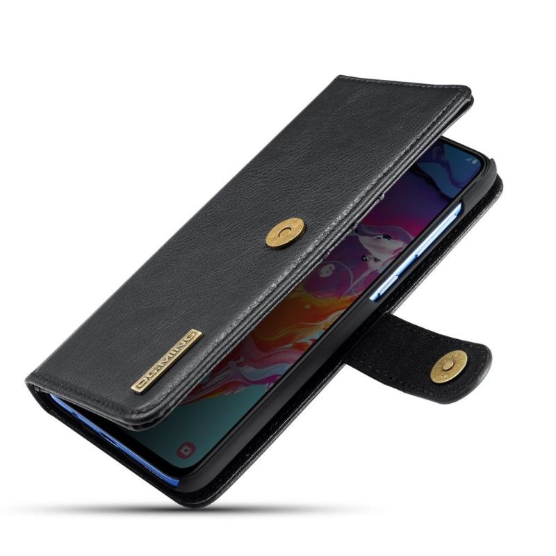 Kryty Na Mobil Kožené Pouzdro Na Samsung Galaxy A70 Peněženkové Pouzdro S Odnímatelným Pláštěm