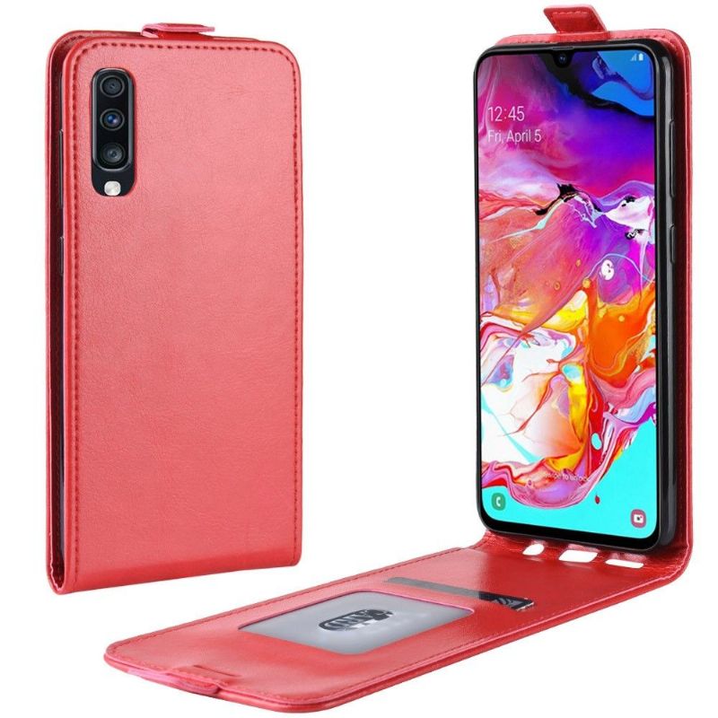Pouzdra Na Samsung Galaxy A70 Flipové Pouzdro Vertikální Umělá Kůže