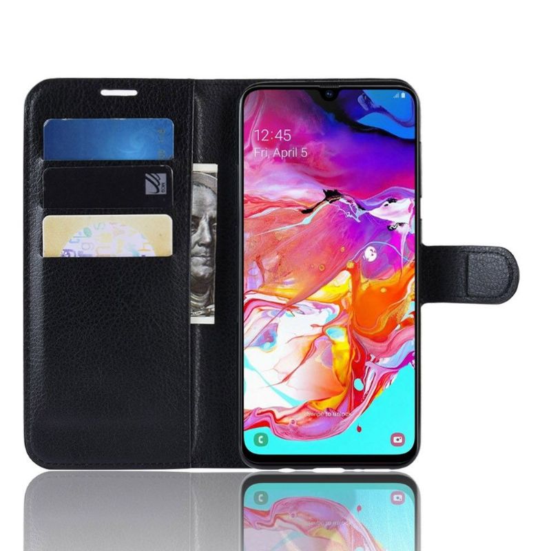 Pouzdra Na Samsung Galaxy A70 Stylový Kožený Držák Na Karty