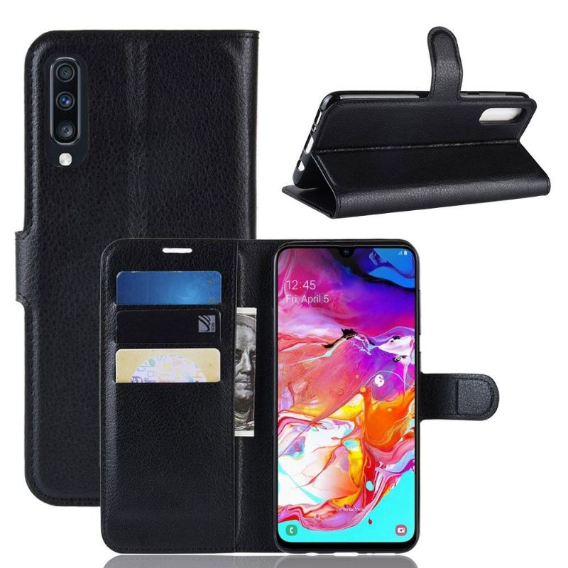 Pouzdra Na Samsung Galaxy A70 Stylový Kožený Držák Na Karty