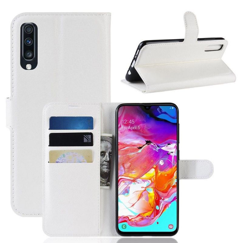 Pouzdra Na Samsung Galaxy A70 Stylový Kožený Držák Na Karty