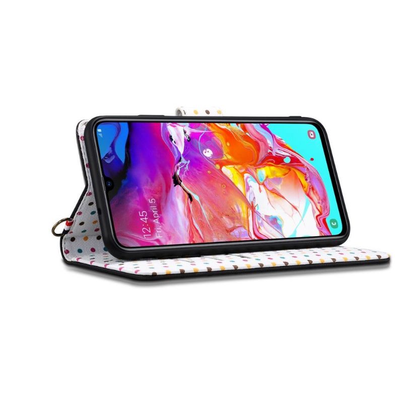 Pouzdra Na Samsung Galaxy A70 Vintage Puntíky