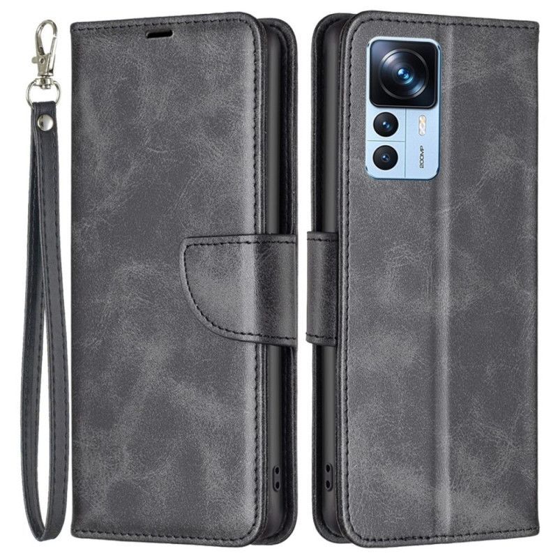 Flipové Pouzdro Na Xiaomi 12T / 12T Pro Hladká Umělá Kůže