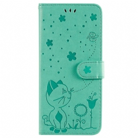 Flipové Pouzdro Na Xiaomi 12T / 12T Pro Kočka A Včely