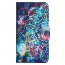 Flipové Pouzdro Na Xiaomi 12T / 12T Pro Na Lana Okázalá Strappy Mandala
