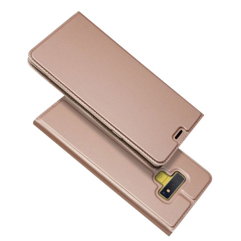 Flipové Pouzdro Na Samsung Galaxy Note 9 Obchodní Imitace Kůže
