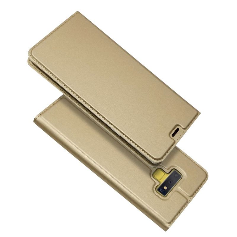 Flipové Pouzdro Na Samsung Galaxy Note 9 Obchodní Imitace Kůže