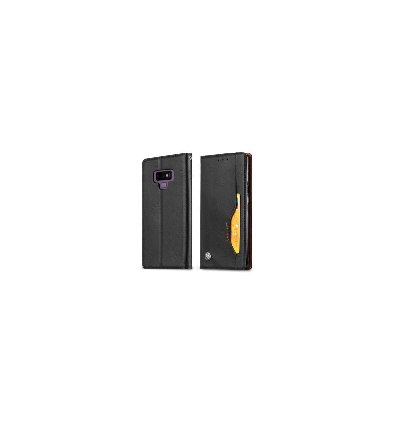 Flipové Pouzdro Na Samsung Galaxy Note 9 Pouzdro Na Stojan Z Umělé Kůže