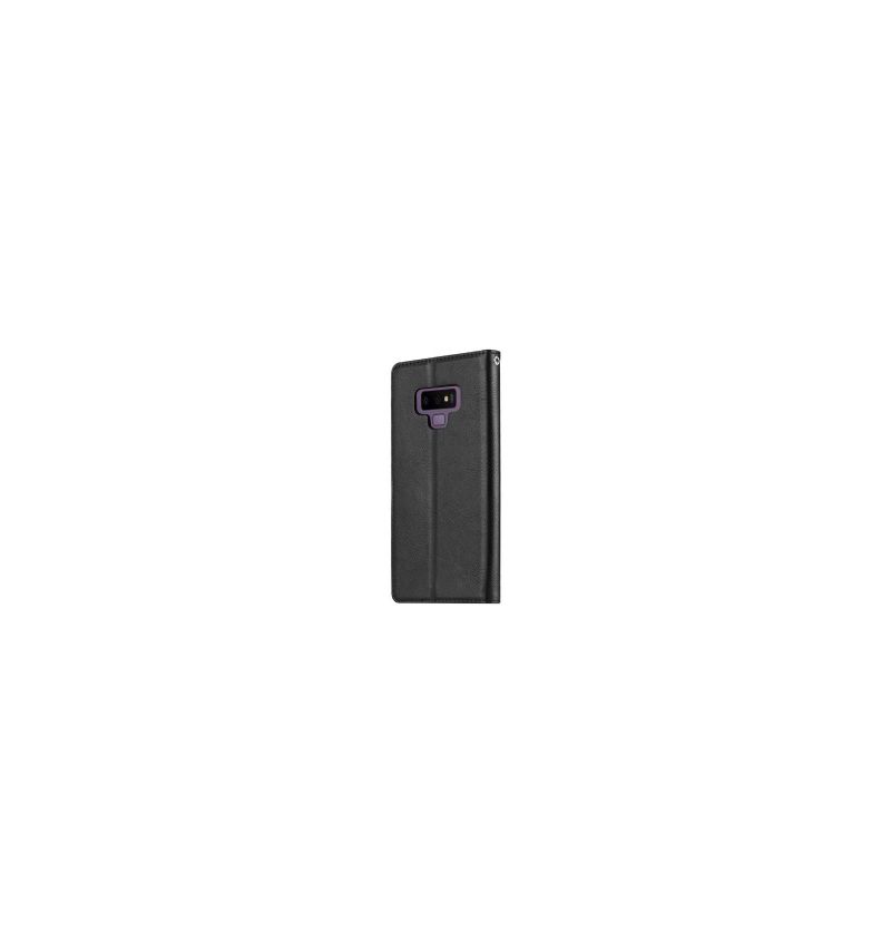 Flipové Pouzdro Na Samsung Galaxy Note 9 Pouzdro Na Stojan Z Umělé Kůže
