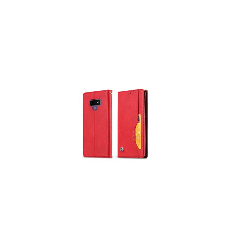 Flipové Pouzdro Na Samsung Galaxy Note 9 Pouzdro Na Stojan Z Umělé Kůže