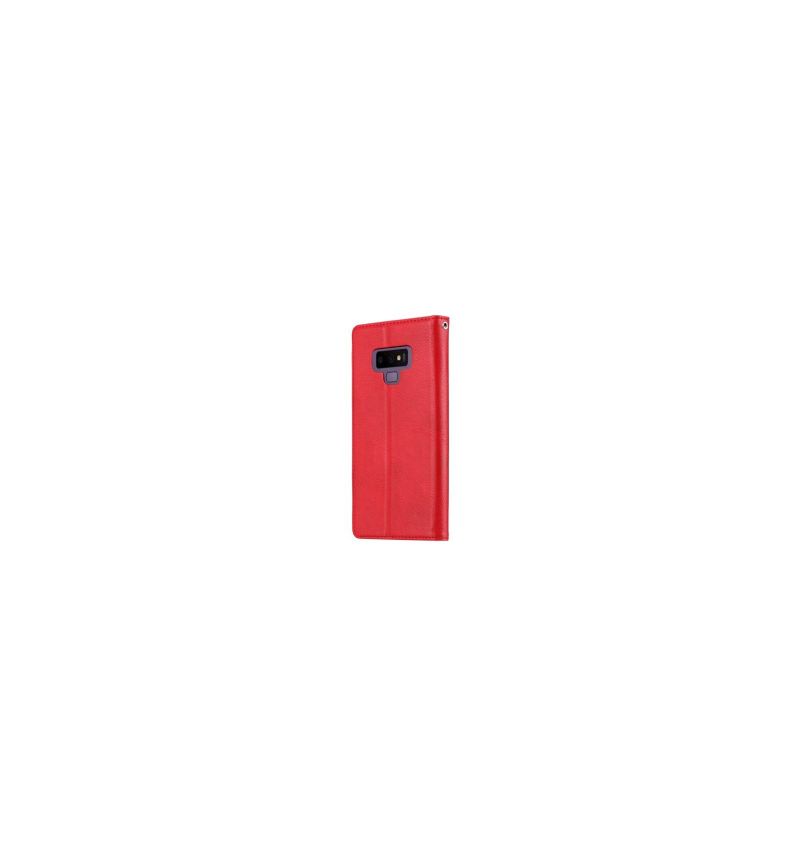Flipové Pouzdro Na Samsung Galaxy Note 9 Pouzdro Na Stojan Z Umělé Kůže