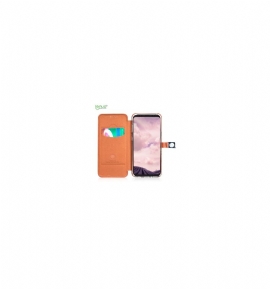 Kožené Pouzdro Na Samsung Galaxy S9 Umělá Kůže Lenuo Premium - Hnědá