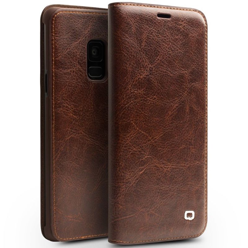 Pouzdra Na Samsung Galaxy S9 Ručně Vyráběná Pravá Kůže