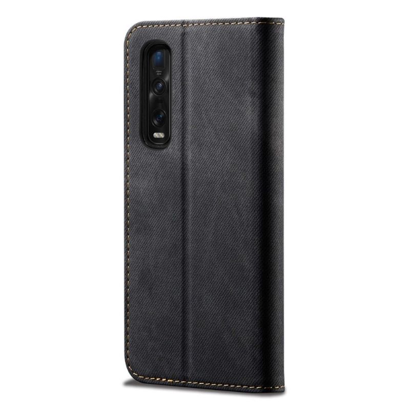 Kožené Pouzdro Na Oppo Find X2 Pro Džíny Ve Stylu Giulia