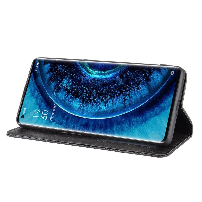 Kožené Pouzdro Na Oppo Find X2 Pro Kožený Styl Cirénius